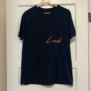 Lorde Melodrama Tour Shirt “Perfect Places” Size L